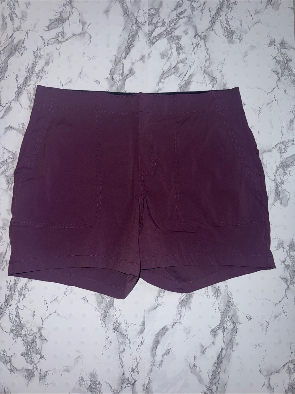 Eddie Bauer High Rise Shorts Deep Purple Size 10